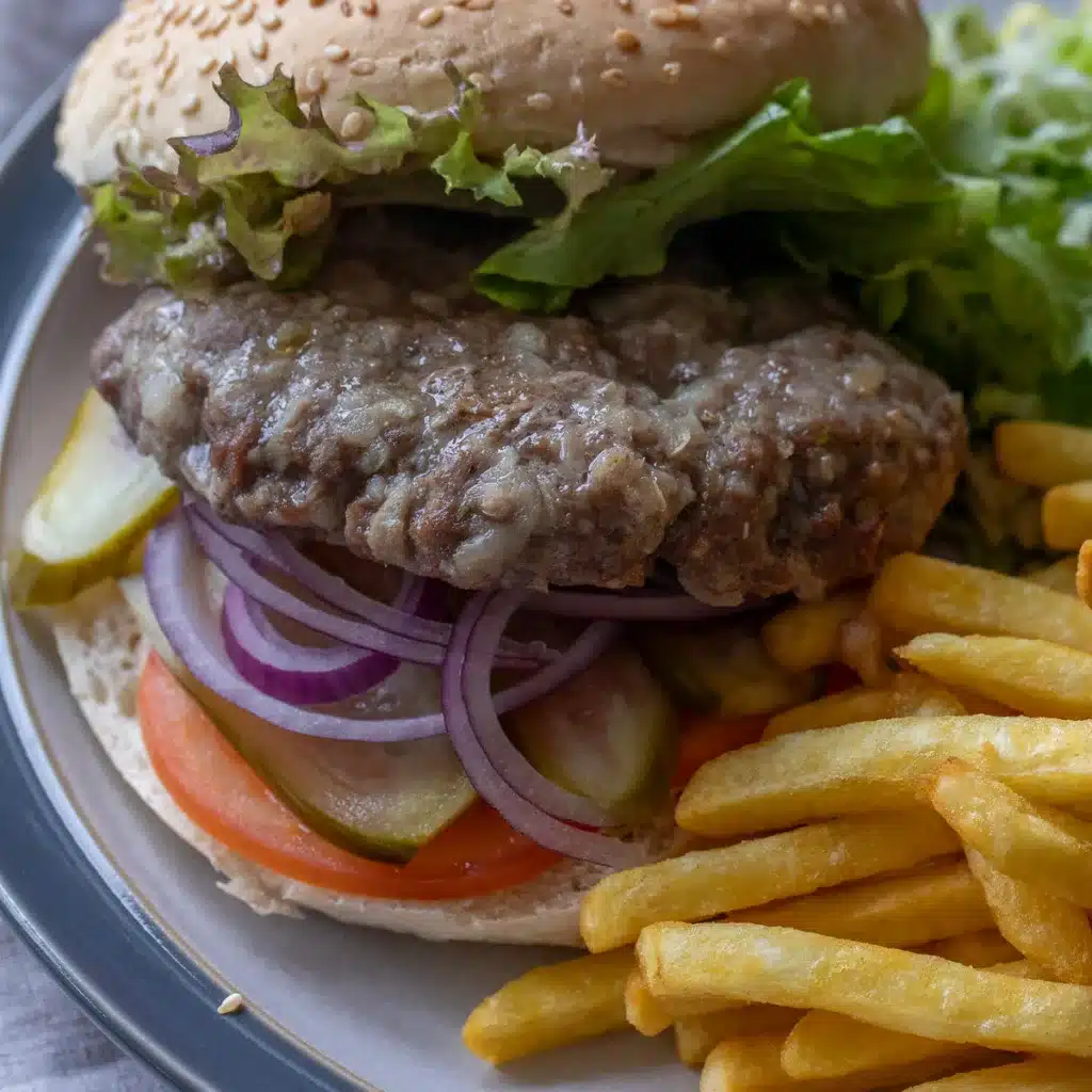 Juicy Air Fryer Burgers