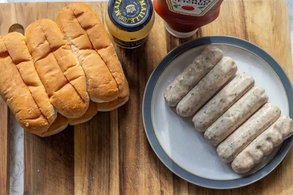 ingredients for air fryer hot dog