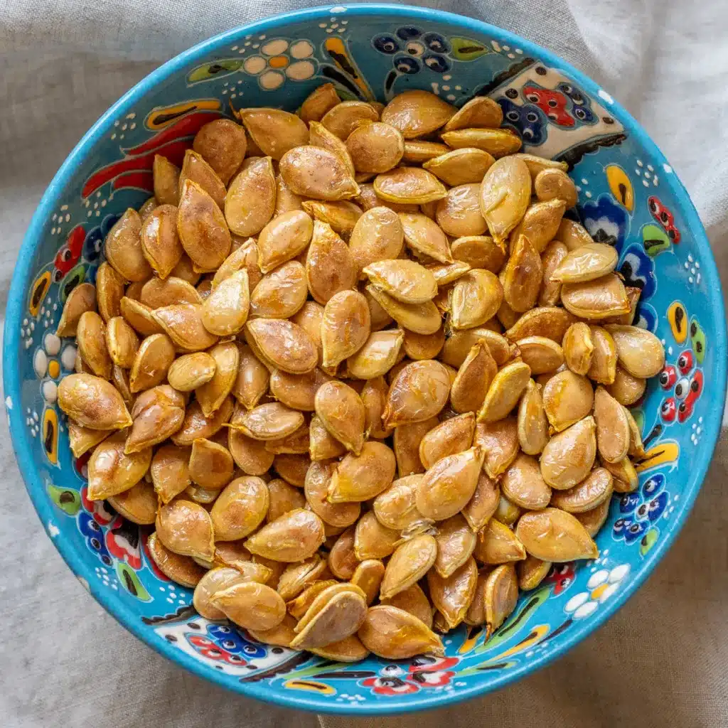 Air Fryer Roasted Pumpkin Seeds