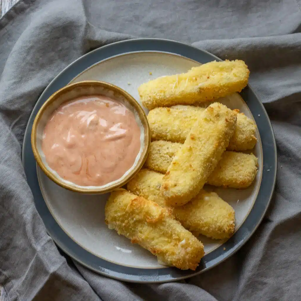 Air Fryer Mozzarella Sticks