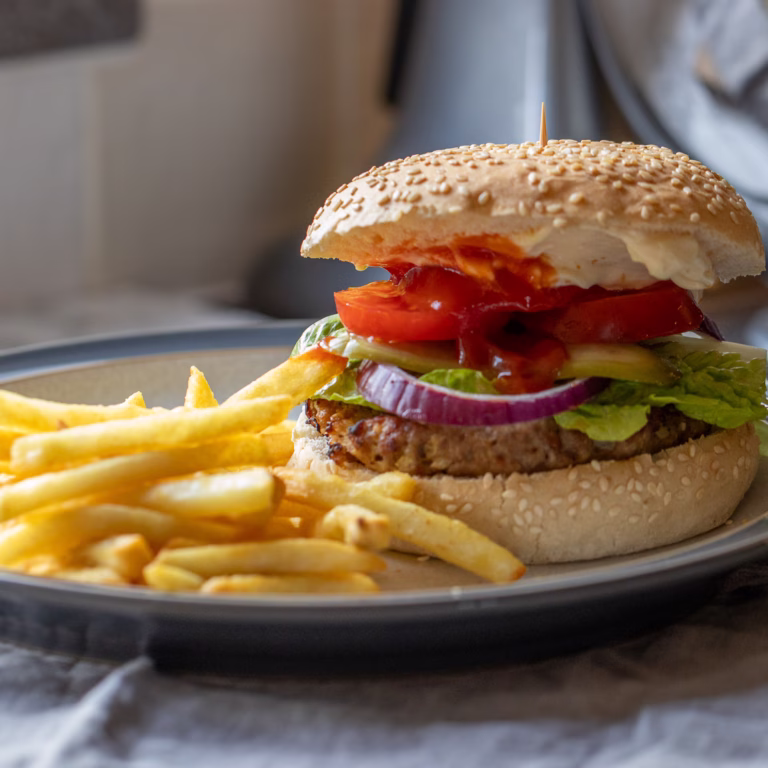 Air Fryer Turkey Burgers