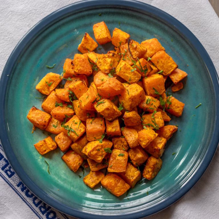 Diced Sweet Potatoes in Air Fryer